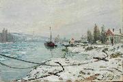 Alfred Sisley, Effect of Snow at Saint Cloud